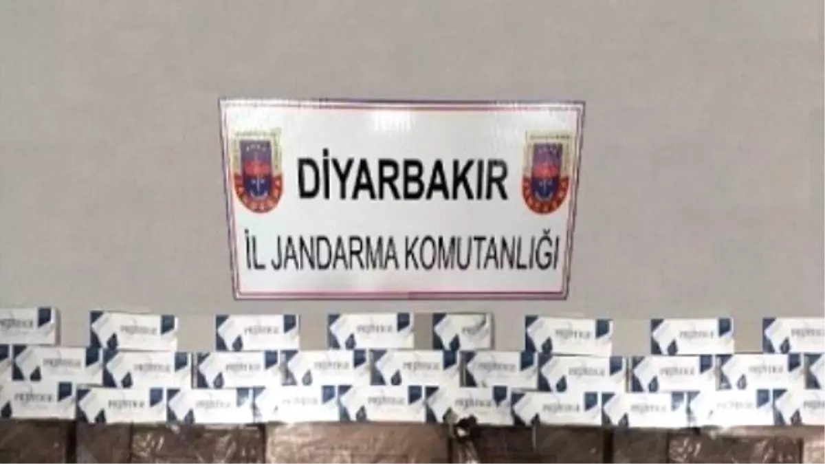 Diyarbakır\'da Kaçak Sigara Ele Geçirildi