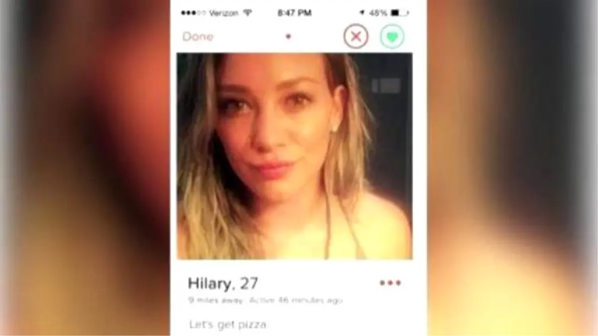 Hilary Duff Goes On A Tinder Date