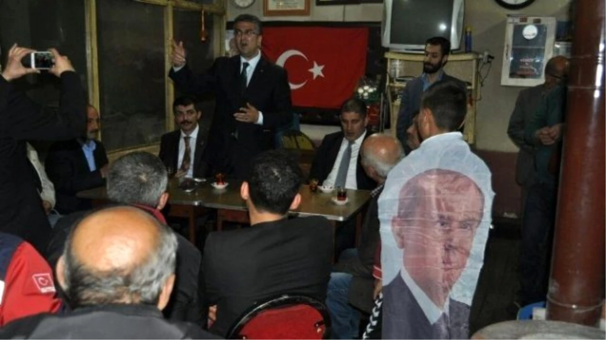 MHP Milletvekili Adayları Akdağ ve Dumlu Mahallelerine Çıkarma Yaptı