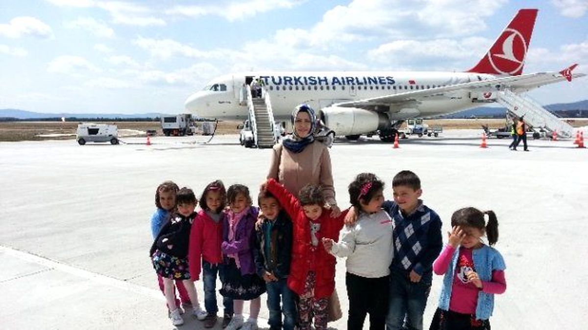 Öğrenciler, Kastamonu Havalimanını Gezdi