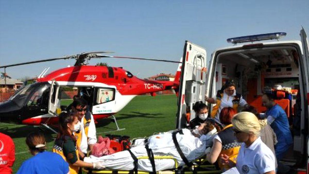 Ambulans Helikopterde Kalbi Duran Hasta Kurtarılamadı