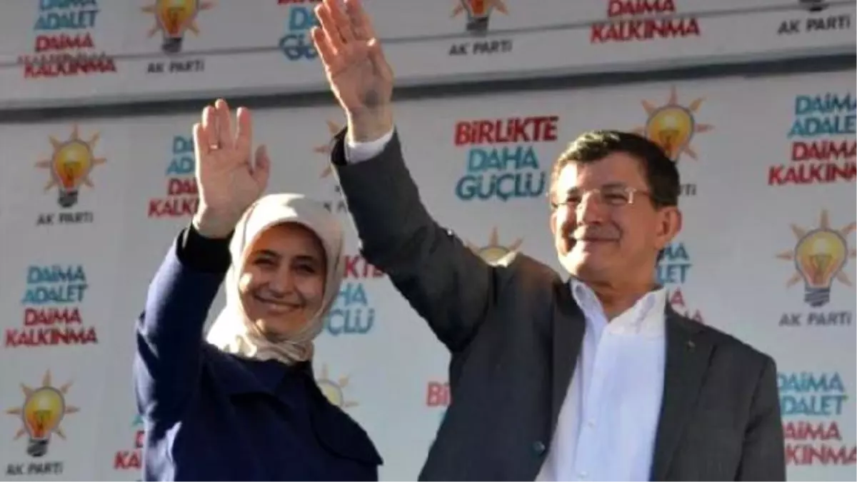 Davutoğlu Aksaray\'da 10 Bin Kişiye Konuştu