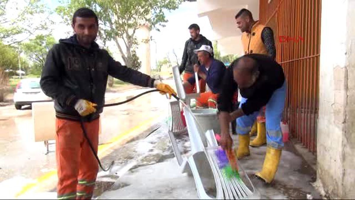 Edirne - Kırkpınar Er Meydanı\'nda Taşkın Temizliği