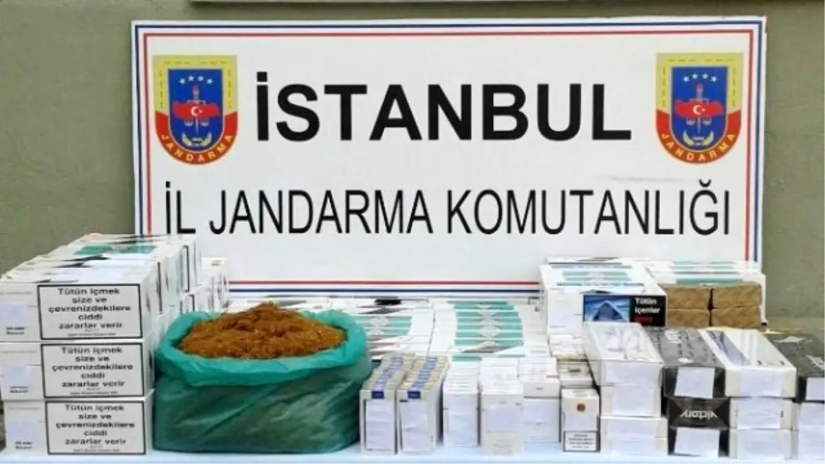 Jandarmadan Kaçak Sigara Operasyonu