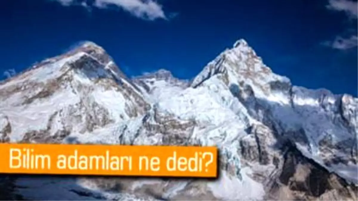 Nepal Depremi Everest\'in Yüksekliğini mi Değiştirdi?