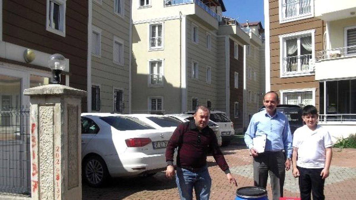 Sitelere Atık Yağ ve Pil Kutusu