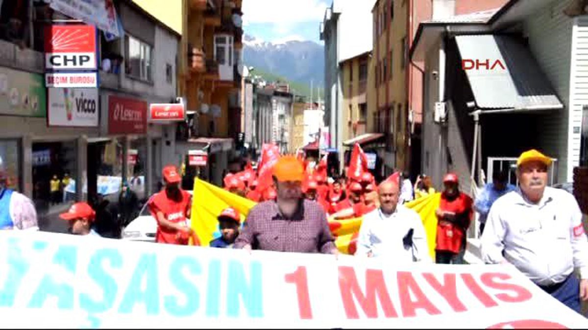 Artvin\'de 1 Mayıs Kutlandı
