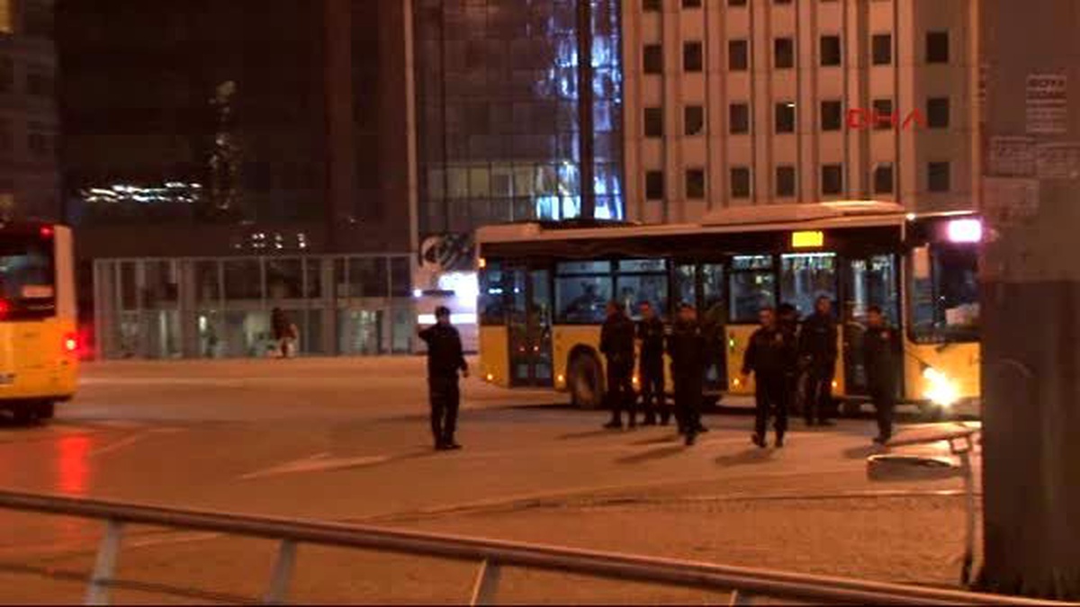 Binlerce Polis Taksim ve Beşiktaş\'ta Yerlerini Aldı