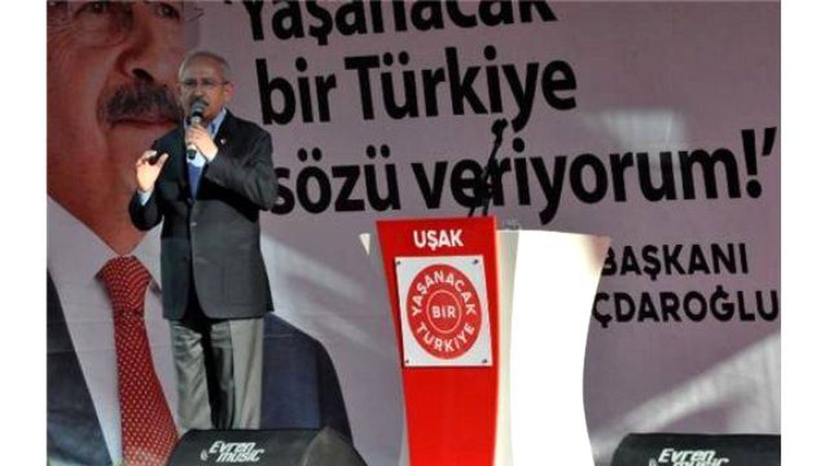 CHP\'nin Uşak Mitingi