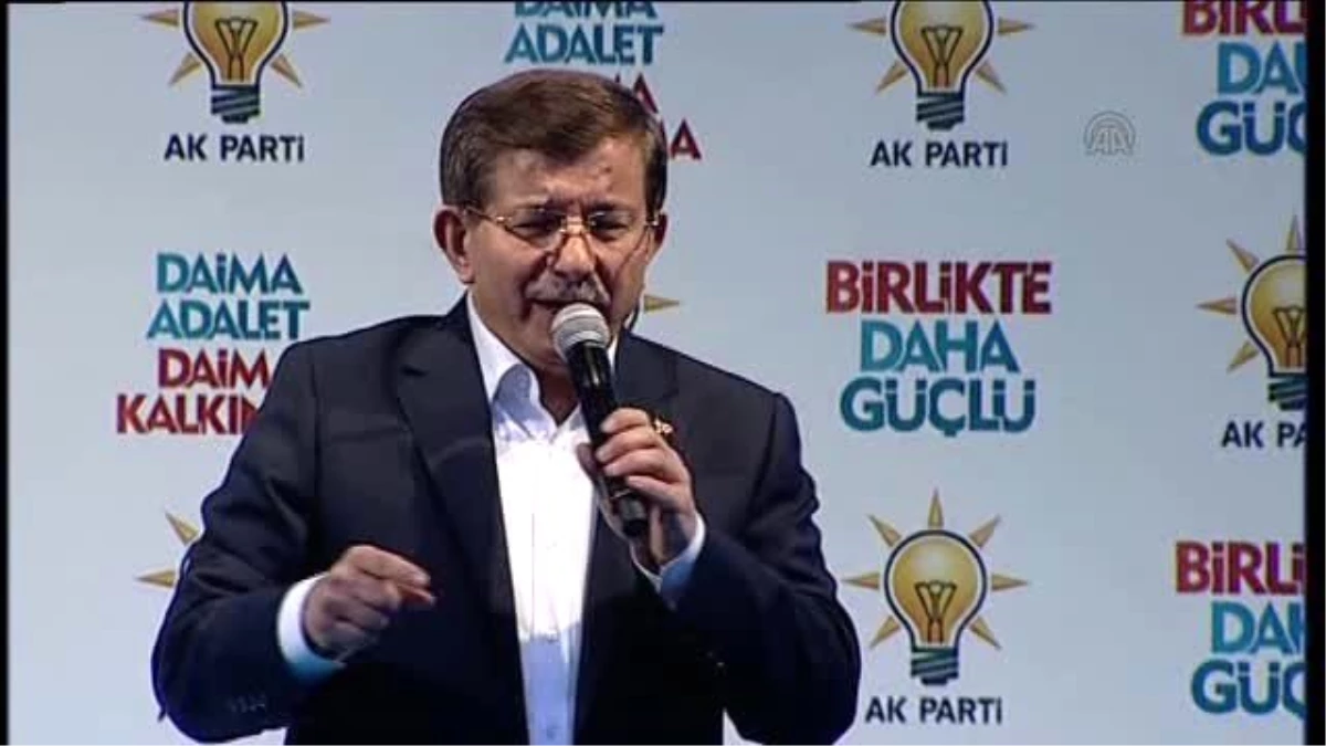 Davutoğlu, "Hep Beraber Gelin. Hepinize Dersi Veririz"