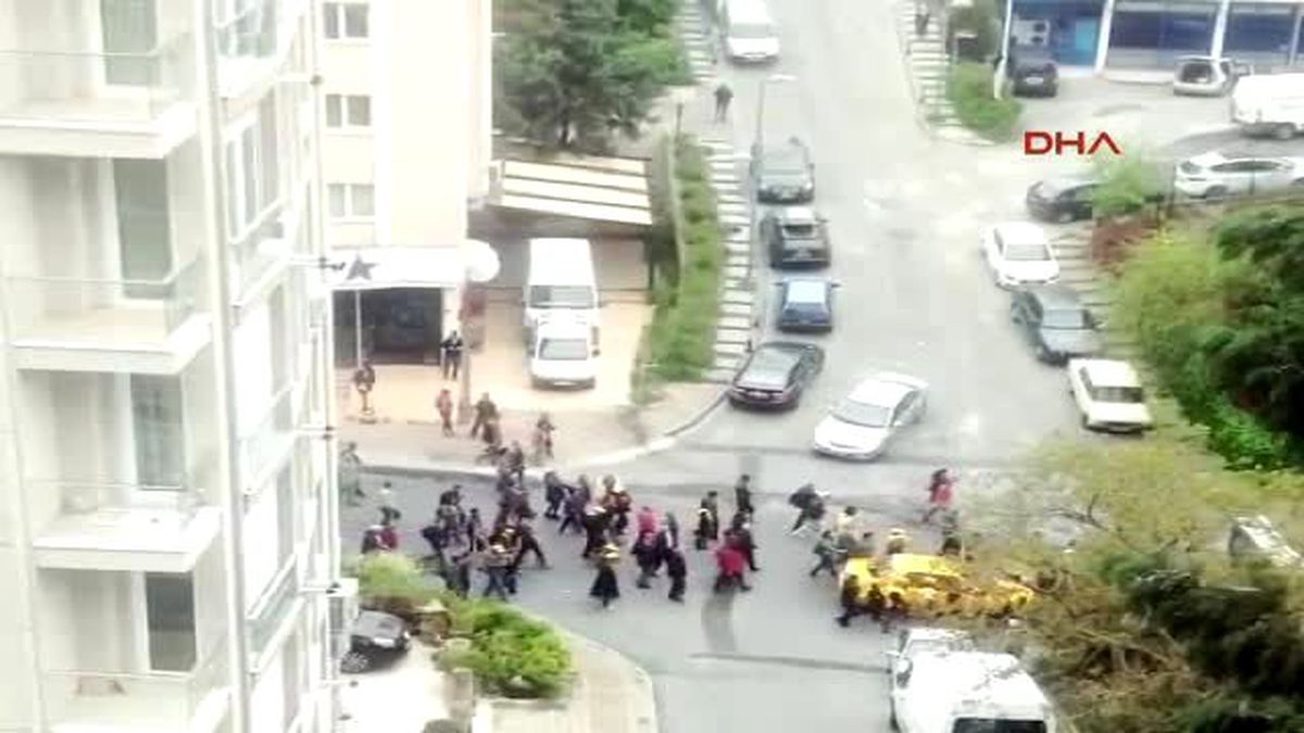 Fulya\'da Beşiktaş\'a Gitmek İsteyen Gruba Müdahale