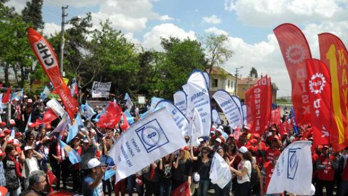 Gaziantep\'te 1 Mayıs Kutlandı