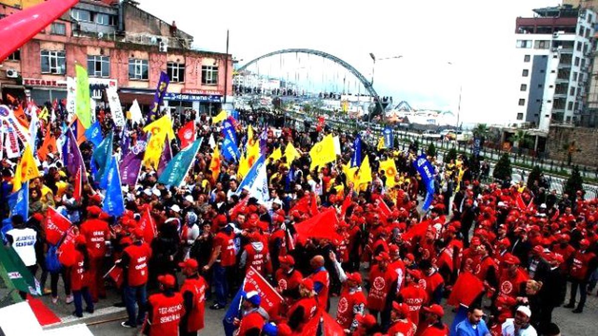 Giresun\'da 1 Mayıs Kutlamaları