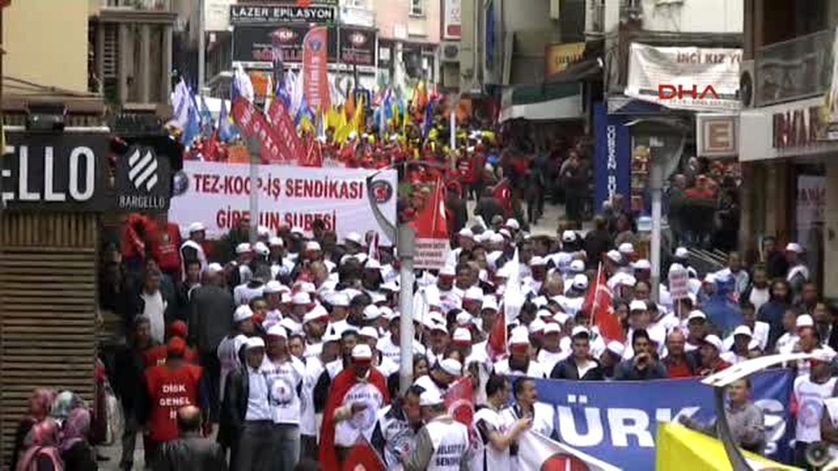 Giresun?da 1 Mayıs Kutlamasında Add Alanı Terk Etti