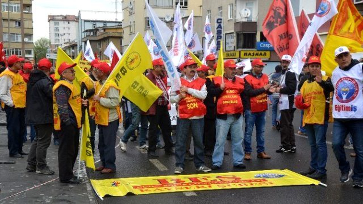 Kayseri\'de 1 Mayıs Coşkuyla Kutlandı