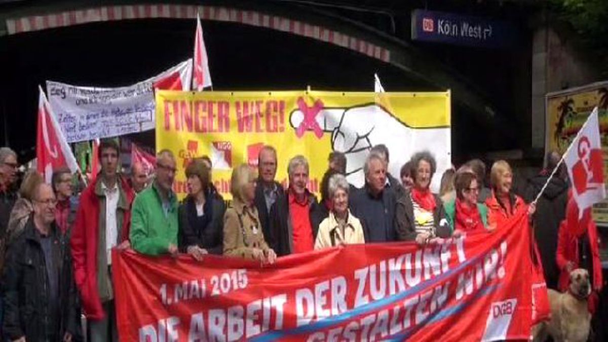 Köln\'de Coşkulu 1 Mayıs