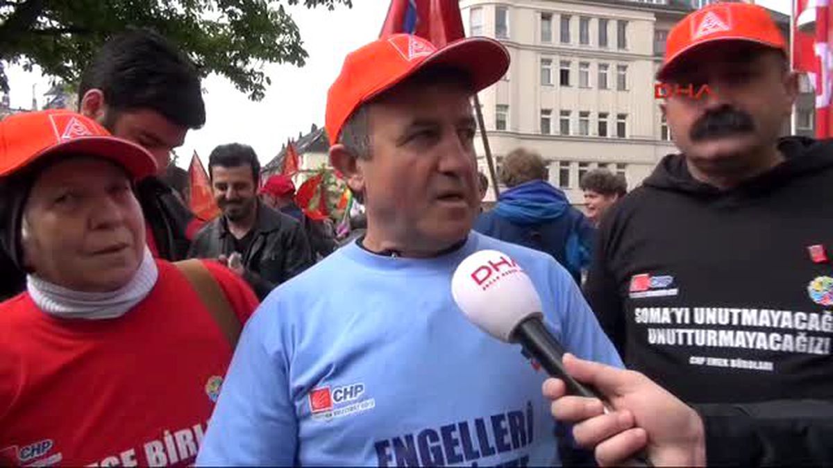 Köln?de Coşkulu 1 Mayıs