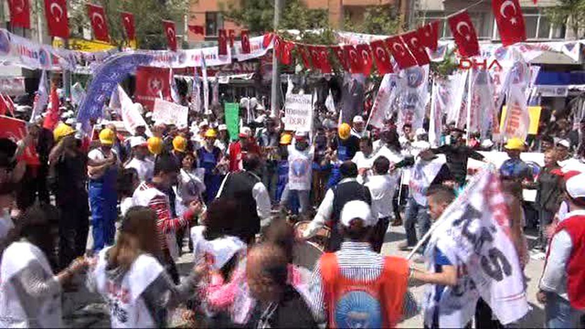 Konya\'da İşçiler 1 Mayıs\'ı Kutladı