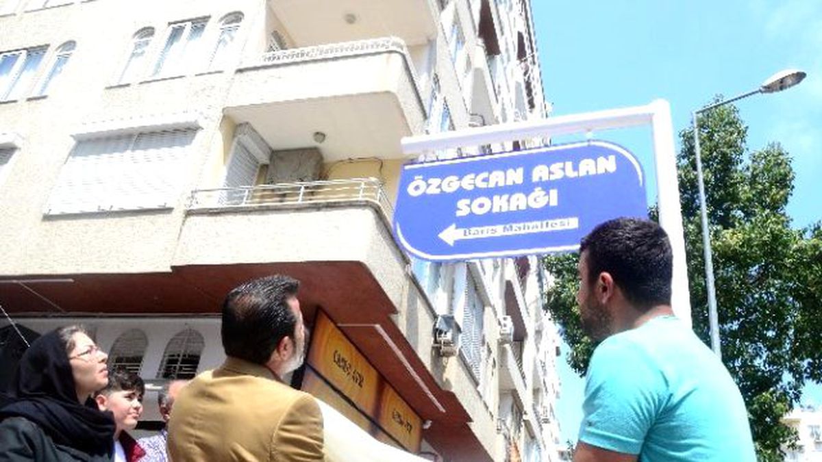 Özgecan Aslan Sokağı Açıldı