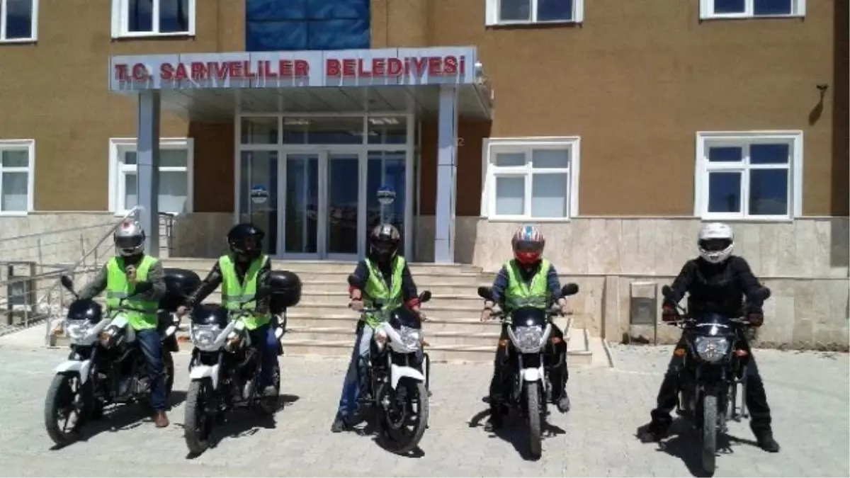 Sarıveliler Belediyesi Araç Filosuna Dört Adet Motosiklet Ekledi
