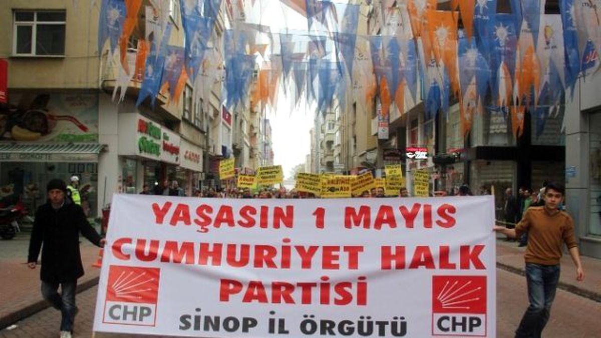 Sinop\'ta 1 Mayıs Kutlamaları