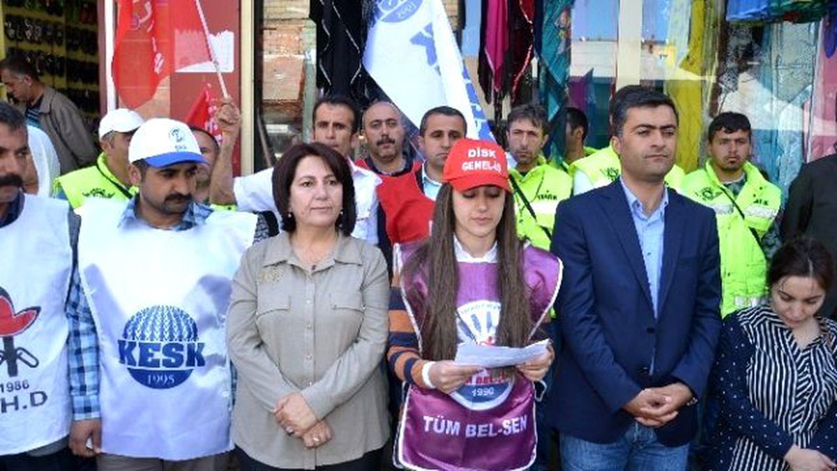 Yüksekova\'da 1 Mayıs Kutlaması