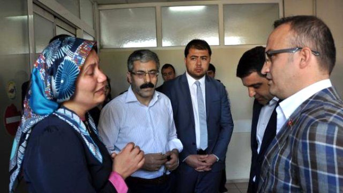 Ak Partili Adaylardan Yaralanan İşçiye Ziyaret