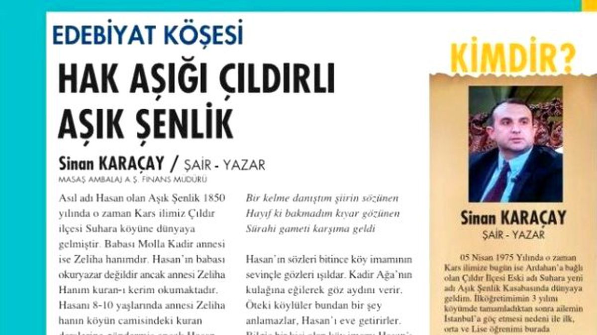 Aşık Şenlik Panorama\'da Hayat Buldu