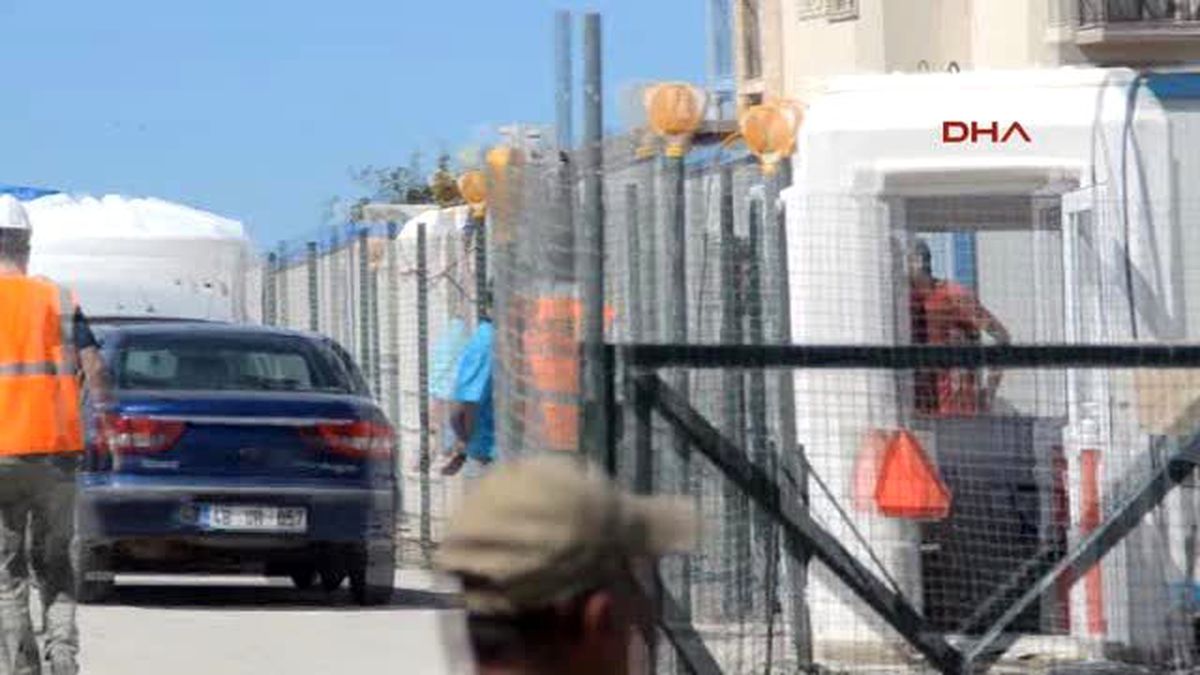 Bodrum - Turistik Tesis İnşaatında İskele Çöktü: 4 İşçi Yaralandı