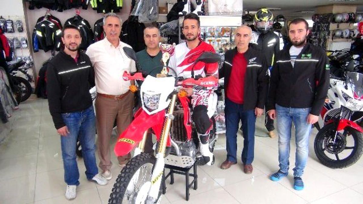 Malatyalı Motorcu Antalya\'da Derece Elde Etti