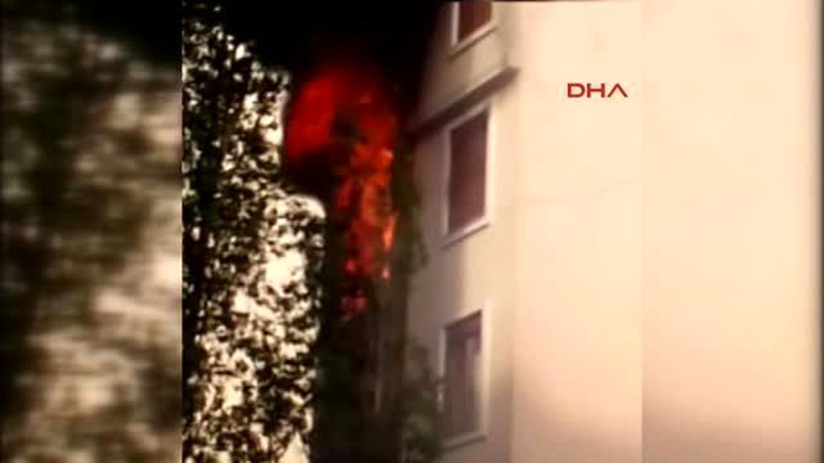 Oksijen Tüpü Patladı, Daireyi Alevler Sardı
