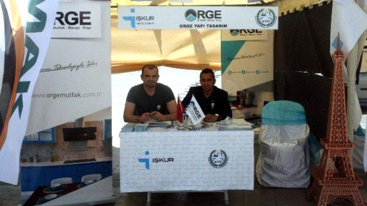 Orge Mutfak Banyo ve Kapı, İşkur Fuarında İş Başvurularını Kabul Etti