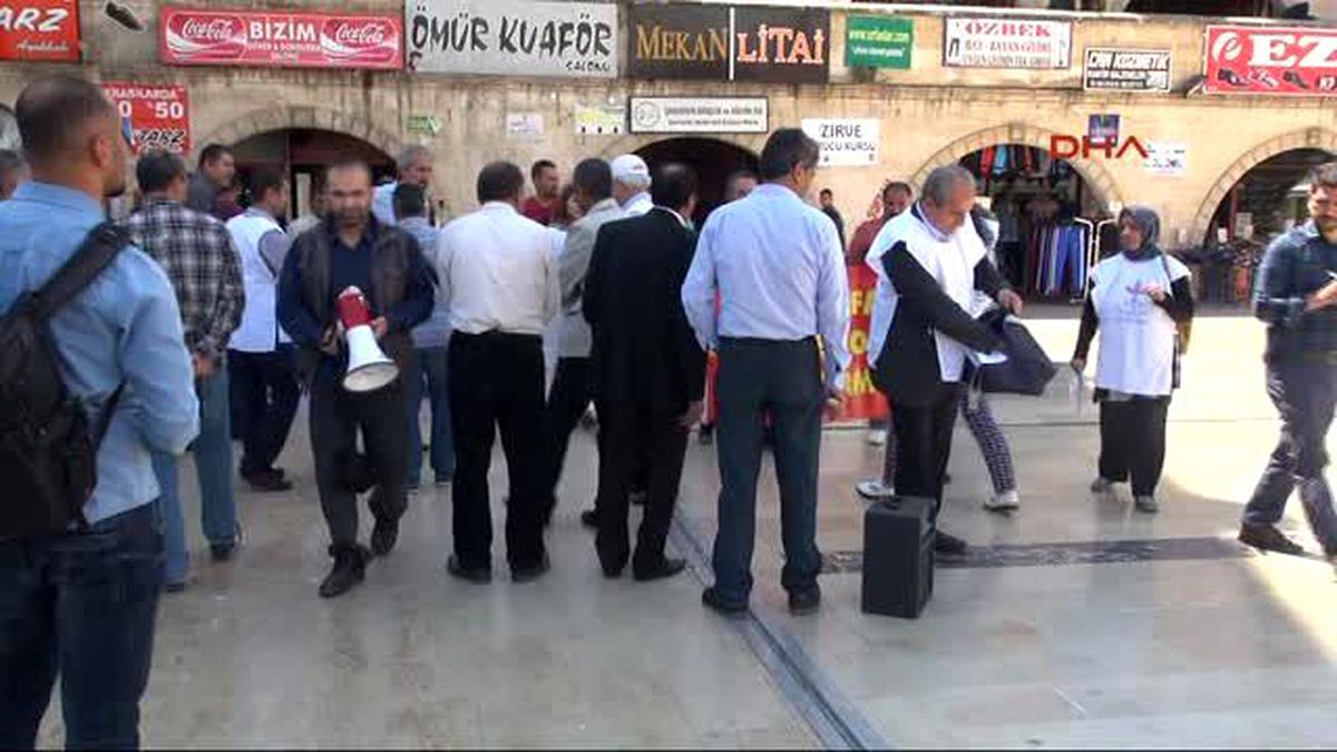 Şanlıurfa - Suriye?deki Alevilere Saldırılar, Şanlıurfa?da Protesto Edildi