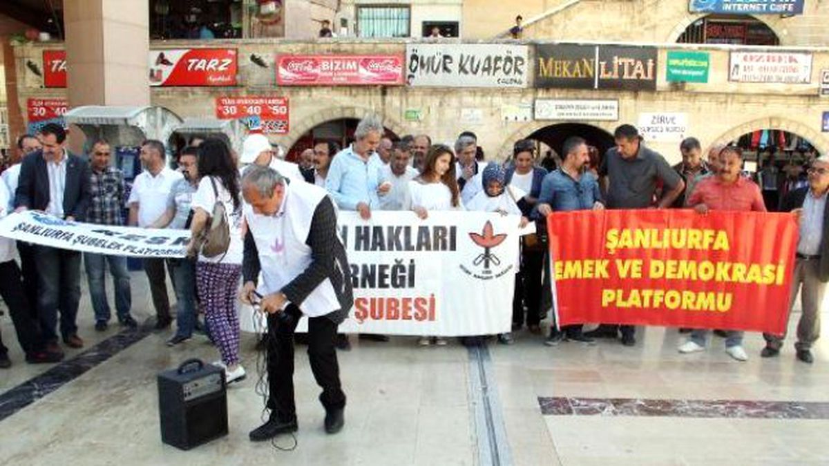 Suriye\'deki Alevilere Saldırılar, Şanlıurfa\'da Protesto Edildi