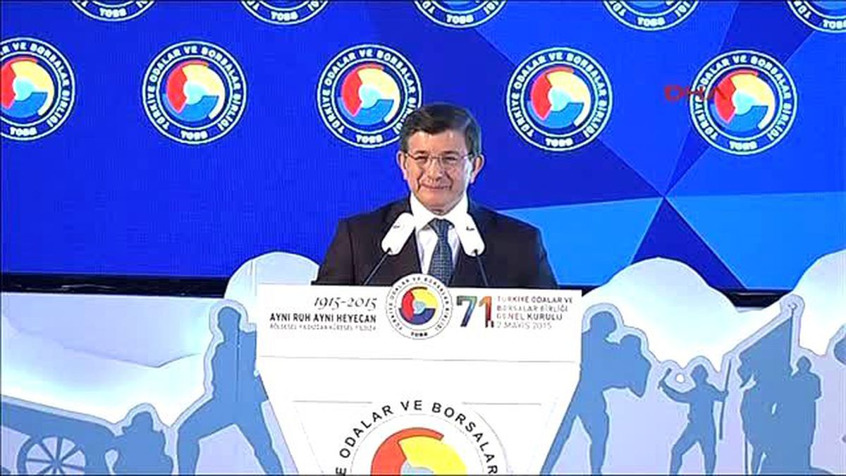 TOBB Genel Kurulu\'na Başbakan Davutoğlu ve CHP Genel Başkanı Kılıçdaroğlu Katıldı -5