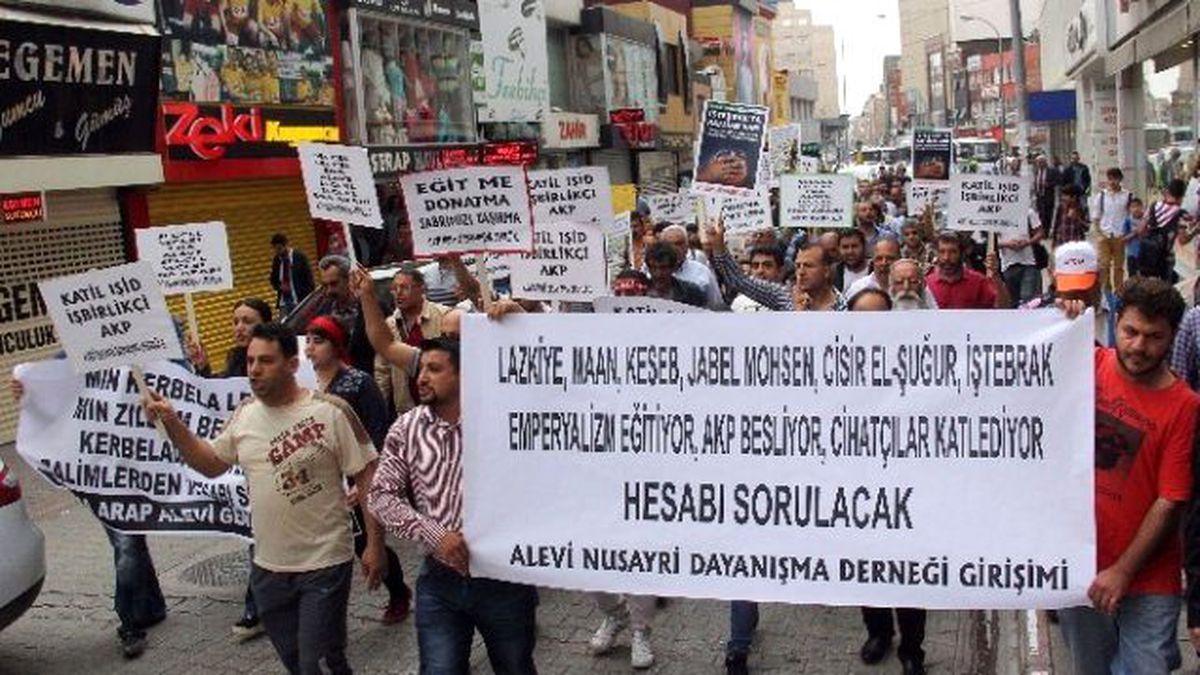 Adana\'da \'Işid\' Protestosu