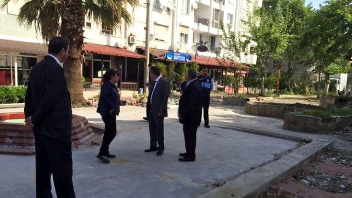 Başkan Saka Akçay\'da İncelemelerde Bulundu