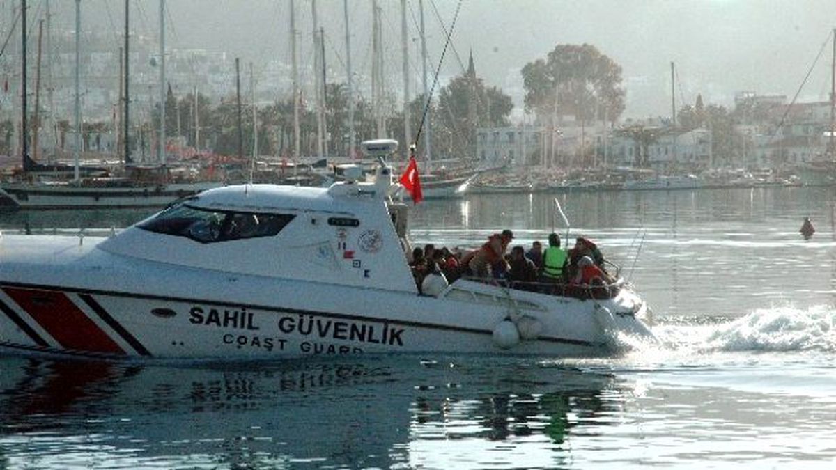 Bodrum\'da 57 Kaçak Göçmen Yakalandı