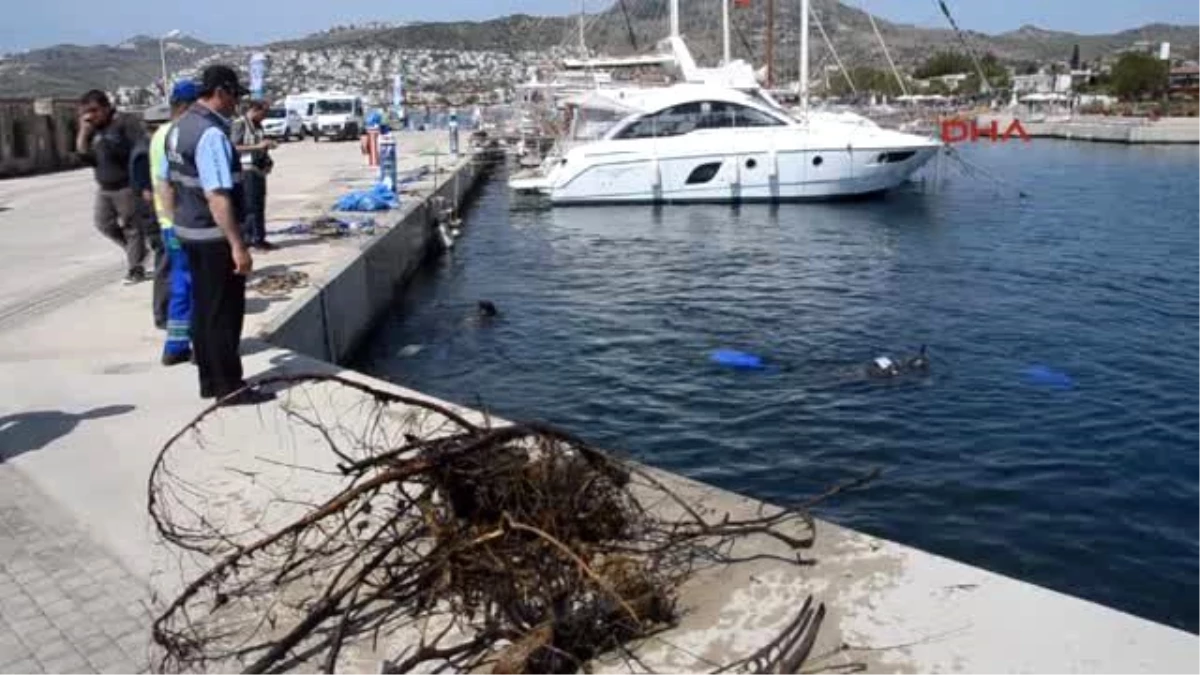 Bodrum Ortakent\'te Deniz Dibi Temizliği