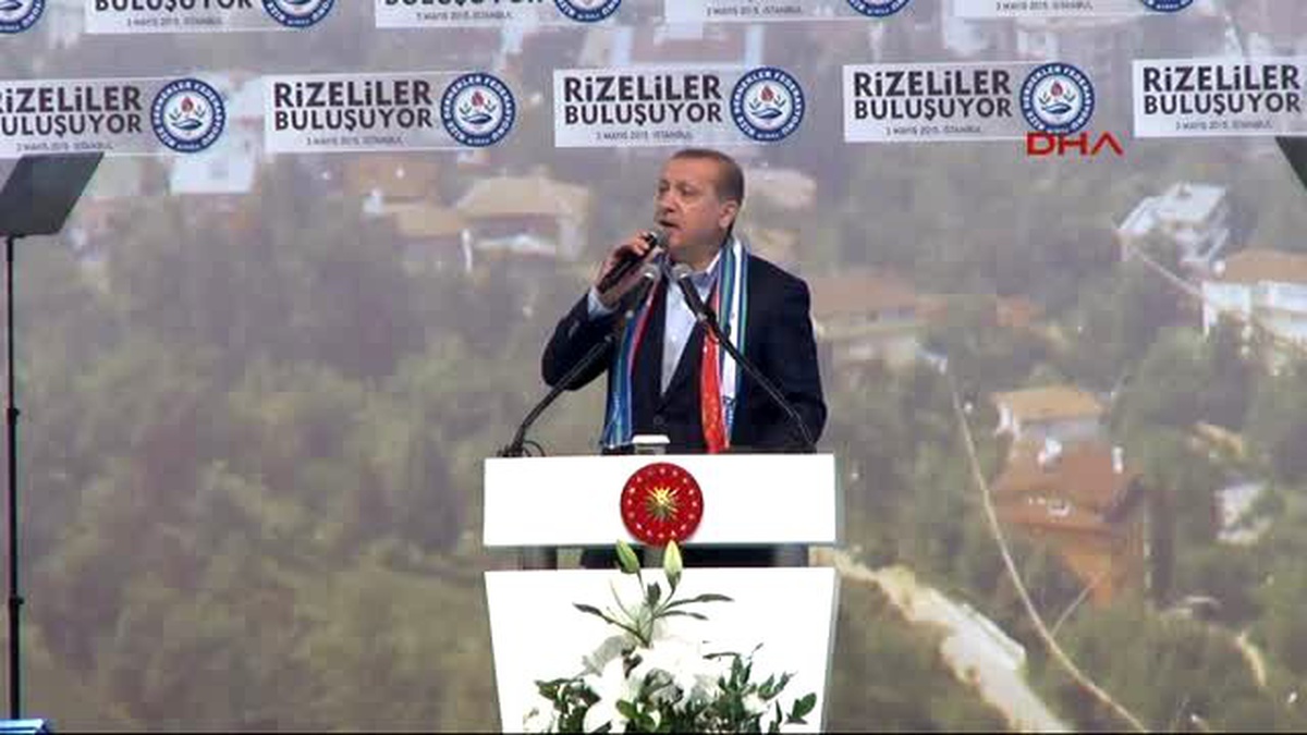 Cumhurbaşkanı Erdoğan Rizeliler Buluşuyor Programında Konuştu