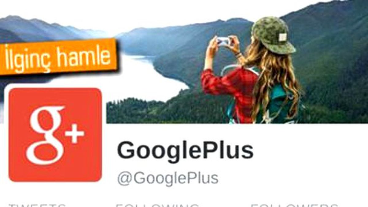 Google+, Twitter Hesabı Açtı