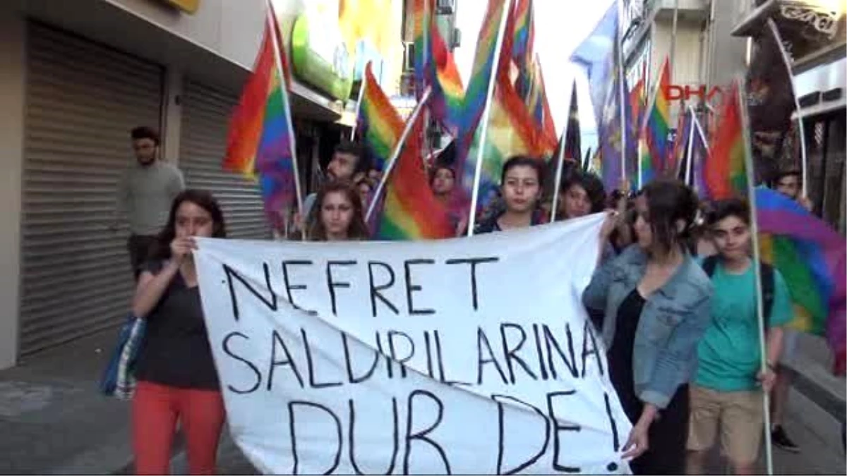 İzmir Lgbt\'lilerden Nefret Saldırılarına Dur de Eylemi