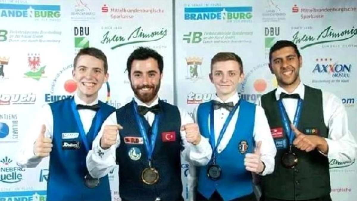 Avrupa Bilardo Şampiyonası\'nda Madalya Yağmuru