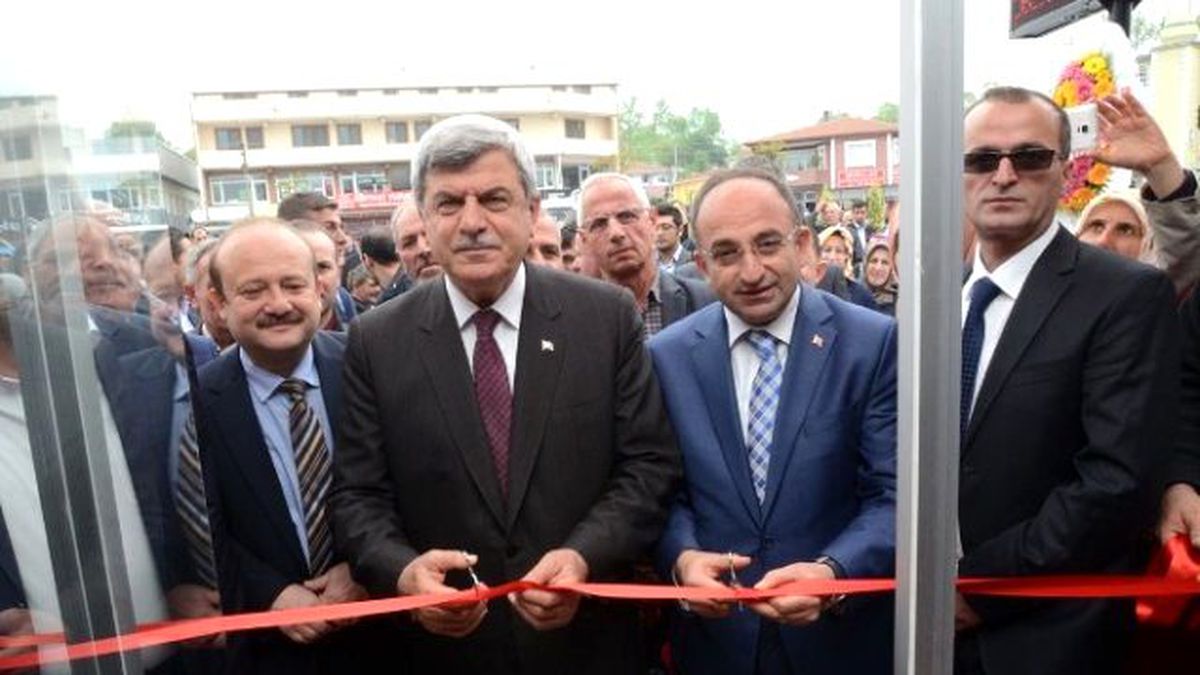 Başkanlar İş Yeri Açılışı Yaptı