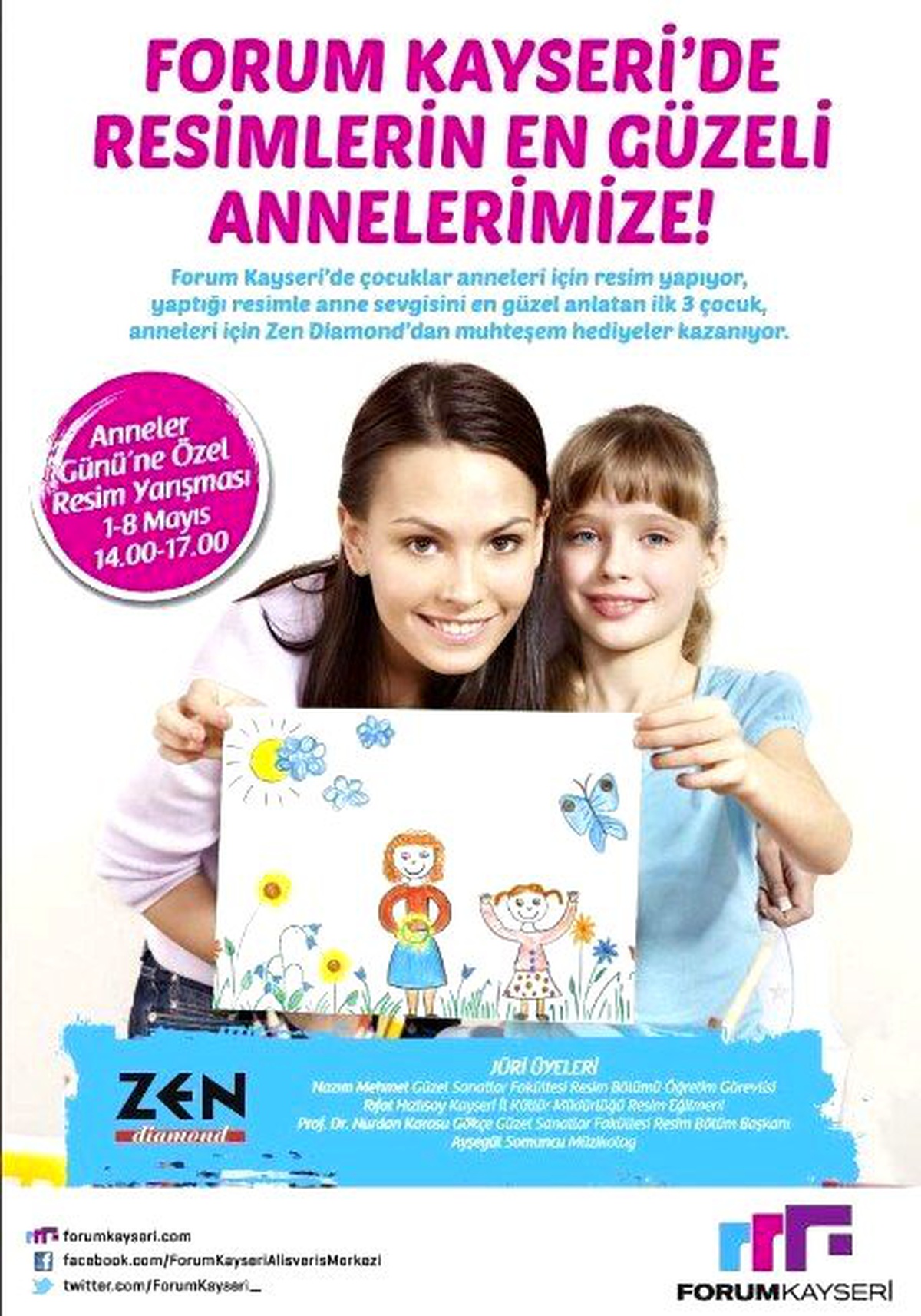 Forum Kayseri\'de Resimlerin En Güzeli Anneler İçin Yapılacak