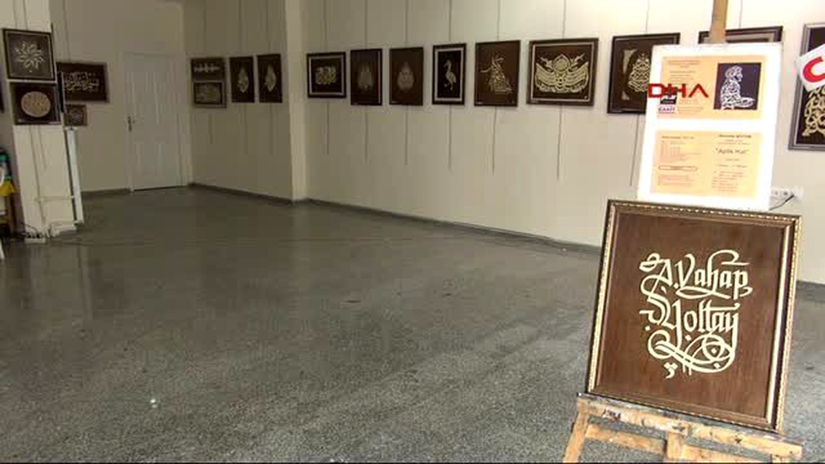 Şanlıurfa - Kanser Hastası, Hat Sanatıyla Moral Buluyor