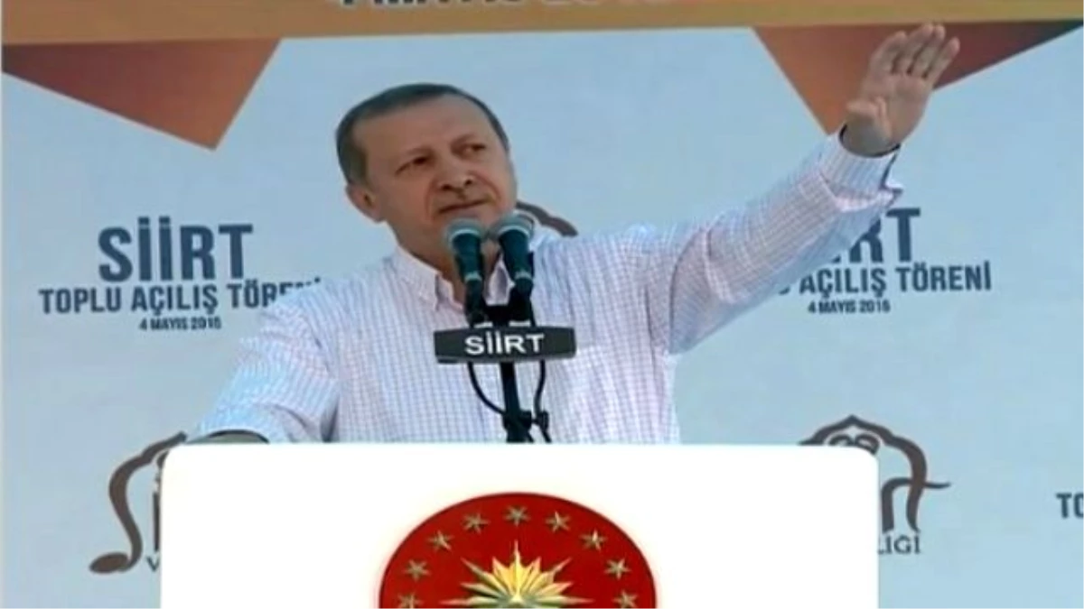 Siirt\'te Erdoğan\'ı Mest Eden Pankart