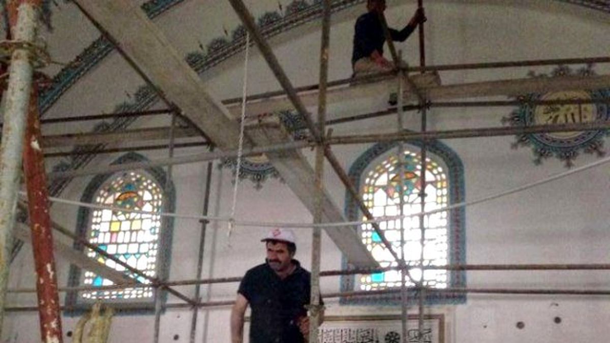 Sungurlu Ulu Camide Restora Ediliyor