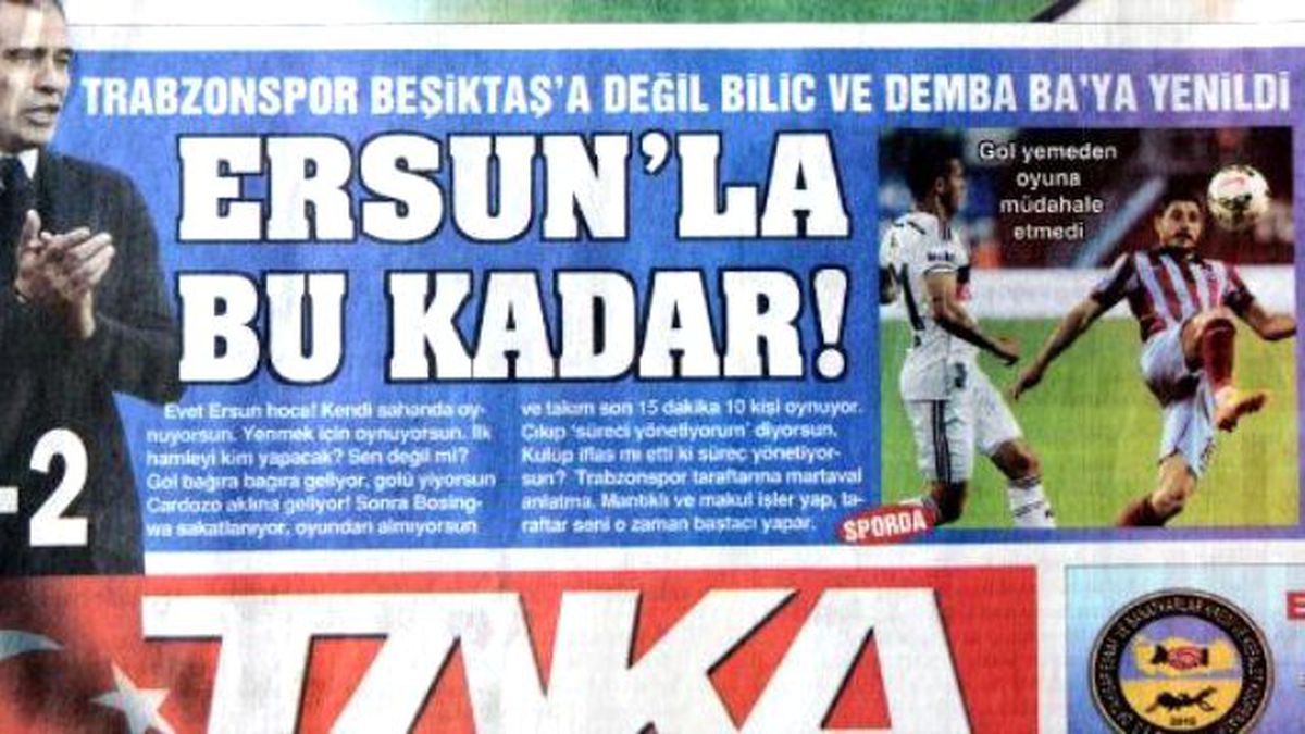 Trabzonspor Darmadağın!