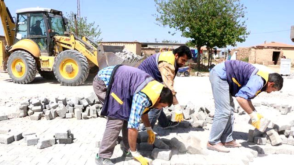 Uluhan Mahallesi\'nde Parke Çalışmaları